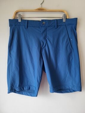 Psycho Bunny Men's Royal Blue Athletic Swim Active Sport Shorts